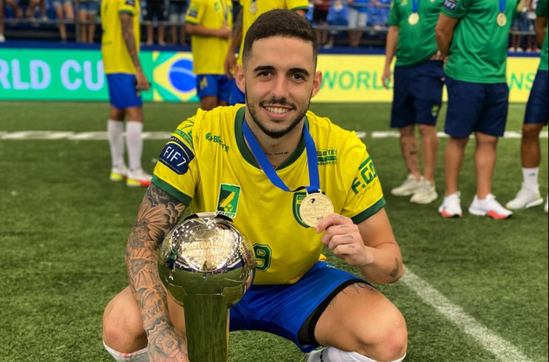 Eleito melhor jogador de futebol 7 do mundo na temporada 2018